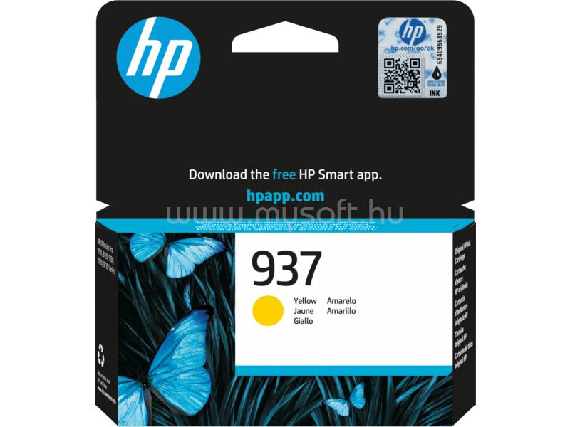 HP 937 Eredeti sárga tintapatron (800 oldal)