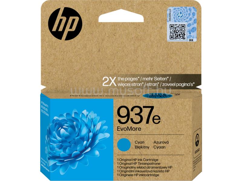 HP 937e Eredeti cián EvoMore tintapatron (1650 oldal)