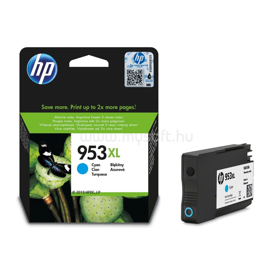 HP 953XL nagy kapacitású ciánkék tintapatron (1600 oldal)