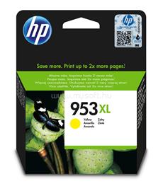 HP 953XL Eredeti sárga nagy kapacitású tintapatron (1450 oldal) F6U18AE small
