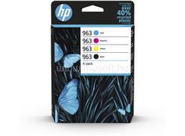 HP 963 Eredeti fekete/cián/bíbor/sárga multipakk tintapatronok (1x1000 oldal/3x700 oldal) 6ZC70AE small