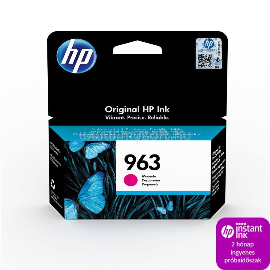 HP 963 Eredeti bíbor tintapatron (700 oldal)