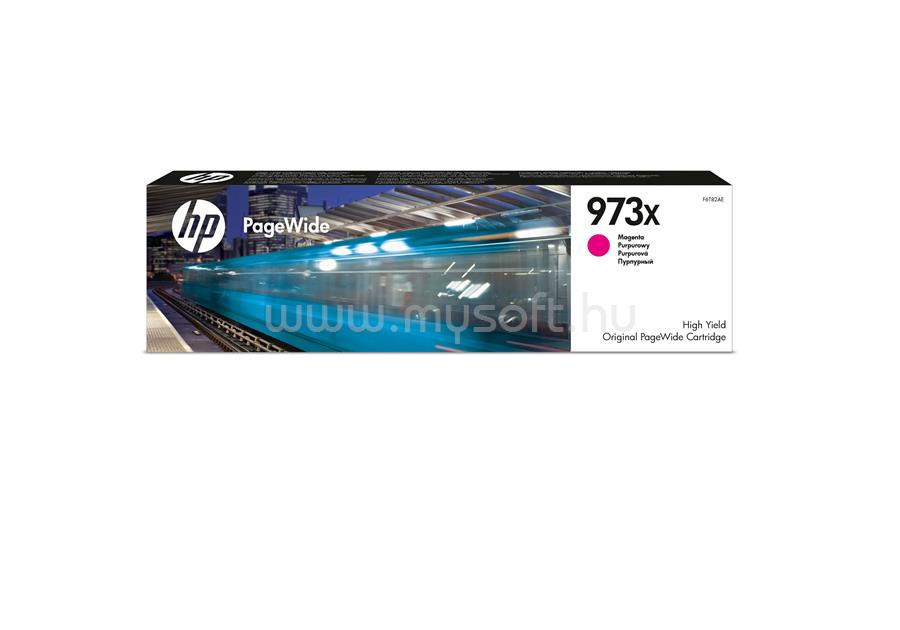 HP 973X Eredeti bíbor nagy kapacitású PageWide tintapatron (7000 oldal)
