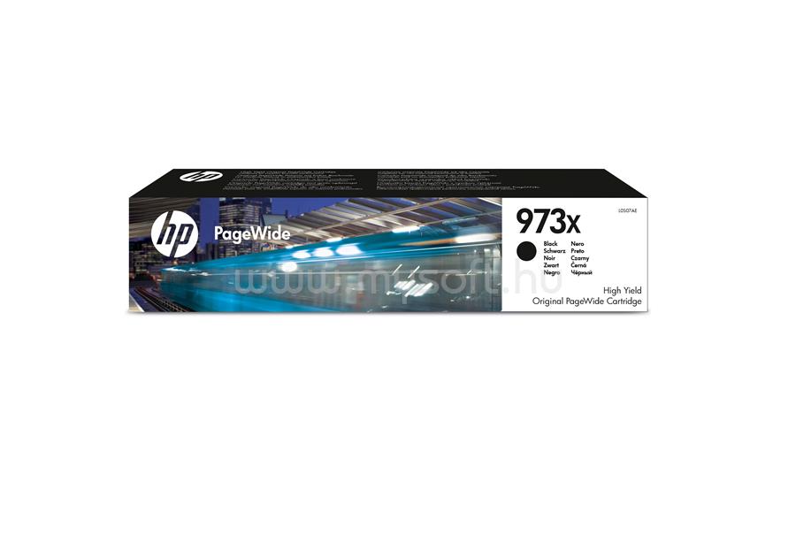 HP 973X Eredeti fekete nagy kapacitású PageWide tintapatron (10 000 oldal)