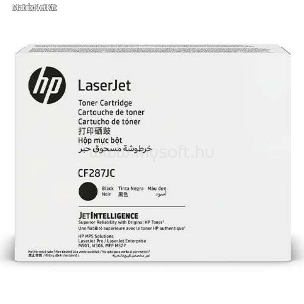 HP CF287JC Eredeti fekete LaserJet tonerkazetta (19 500 oldal)