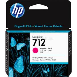 HP 712 Eredeti bíbor DesignJet tintapatron (29ml) 3ED68A small
