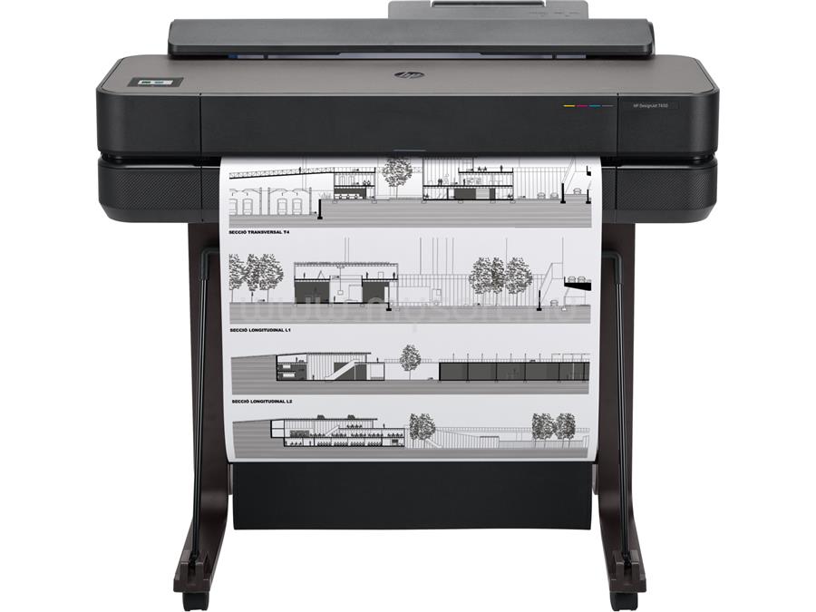 HP DesignJet T650 24 hüvelykes színes tintasugaras nagyformátumú nyomtató