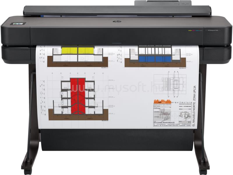 HP DesignJet T650 36 hüvelykes színes tintasugaras nagyformátumú nyomtató