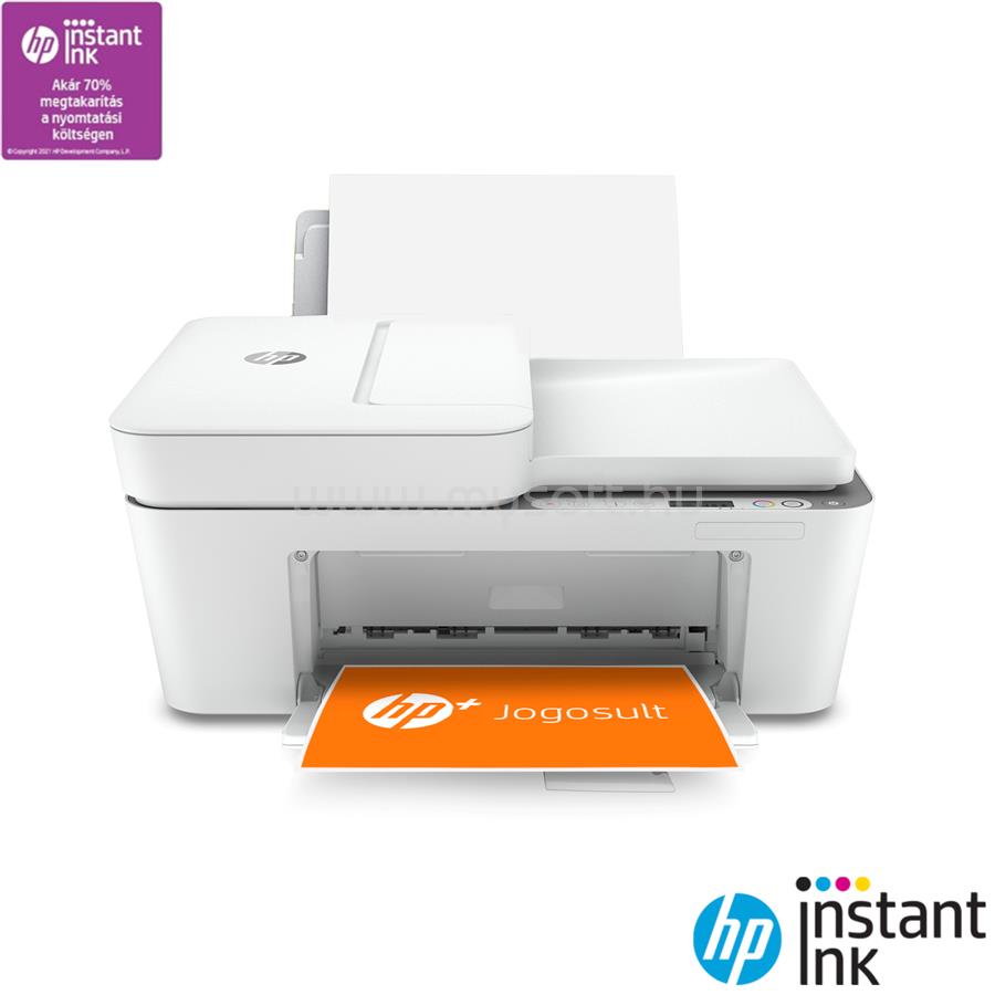 HP DeskJet Plus 4120E színes multifunkciós tintasugaras nyomtató, HP+ 6 hónap Instant Ink előfizetéssel