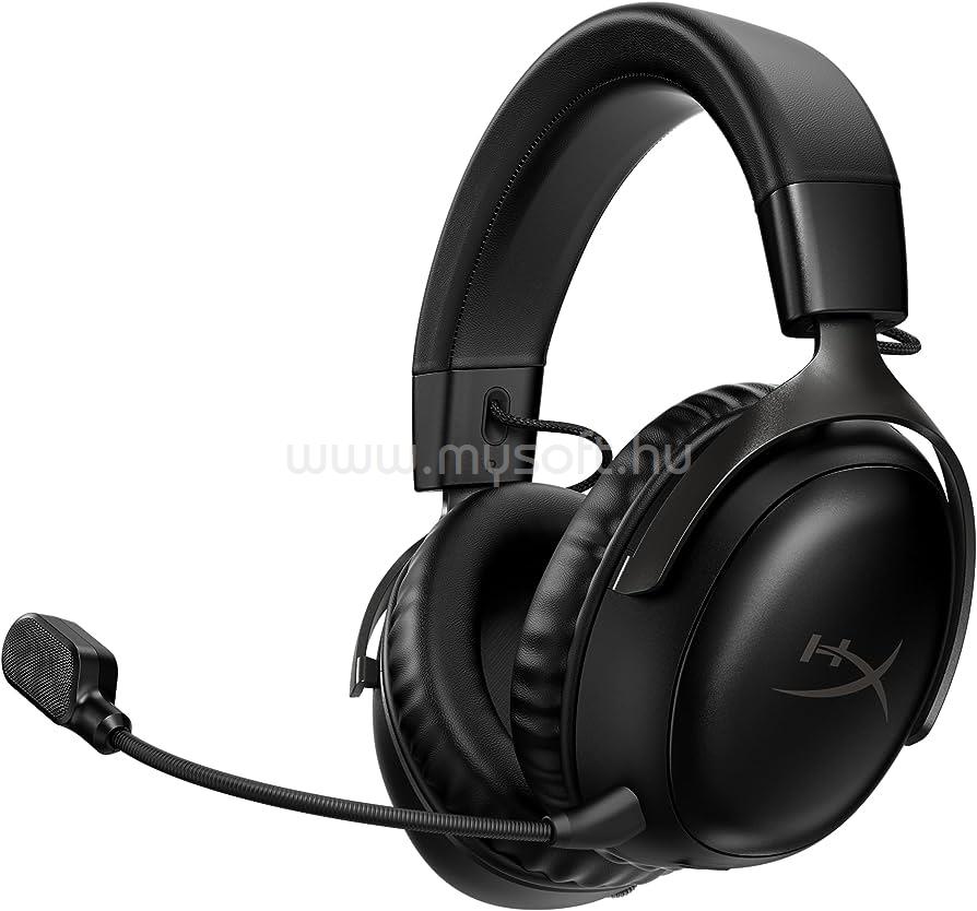 HP HYPERX  Cloud III vezeték nélküli gamer headset (fekete)