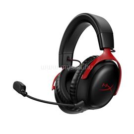 HP HYPERX Cloud III vezeték nélküli gamer headset (fekete-piros) 77Z46AA small