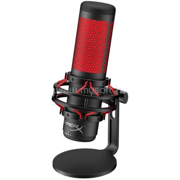 HP HyperX Mikrofon QuadCast asztali fekete-piros