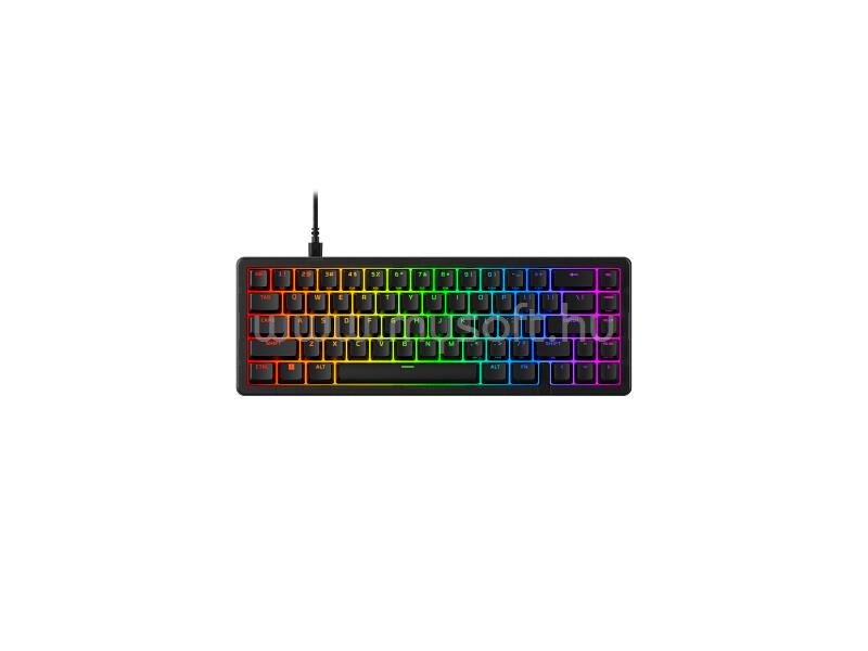 HP HYPERX Origins 2 65 RGB mechanikus gamer vezetékes billentyűzet angol lokalizáció