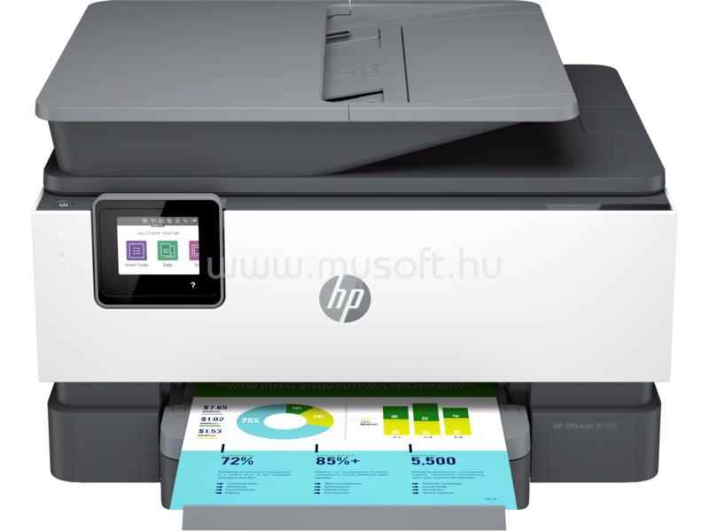 HP OfficeJet Pro 9012e színes multifunkciós tintasugaras nyomtató, HP+ 3 hónap Instant Ink előfizetéssel