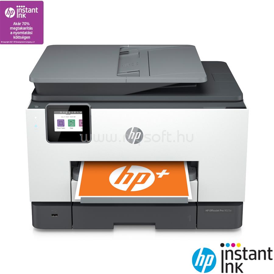 HP OfficeJet Pro 9022E színes multifunkciós  tintasugaras nyomtató, HP+ 6 hónap Instant Ink előfizetéssel