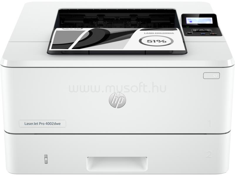 HP LaserJet Pro 4002dwe mono lézernyomtató, HP+ 6 hónap Instant Ink előfizetéssel