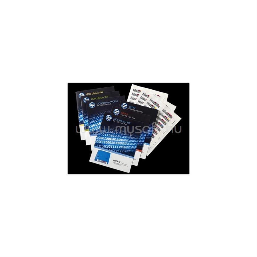 HP LTO-6 Ultrium RW Bar Code Label Pack