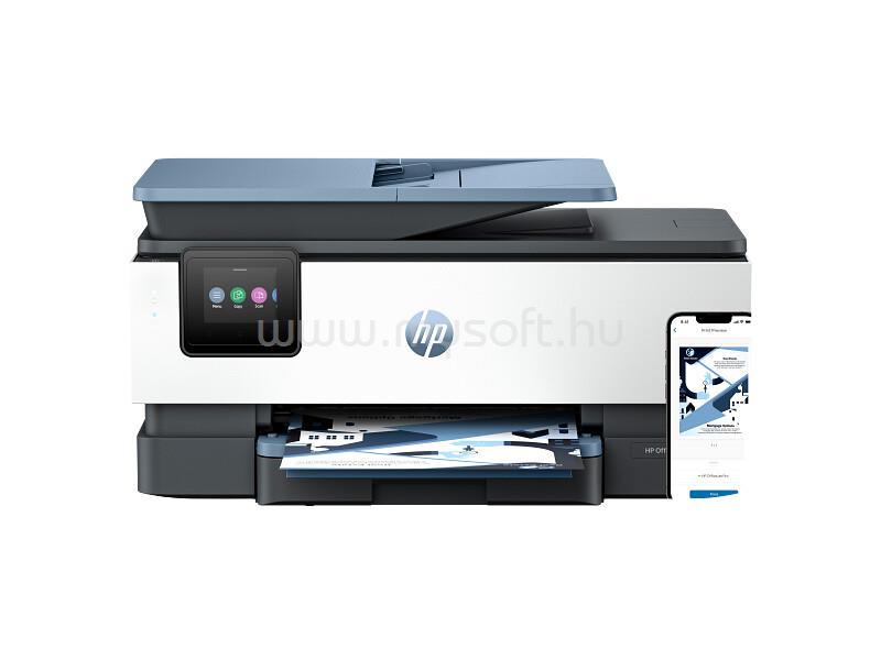 HP OfficeJet Pro 8125e színes multifunkciós tintasugaras nyomtató, HP+ 3 hónap Instant Ink előfizetéssel (fehér-sötét szörfkék)