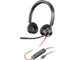 HP Poly Blackwire 3320 Stereo Microsoft Teams Certified USB-C Headset +USB-C/A Adapter 8X220AA small