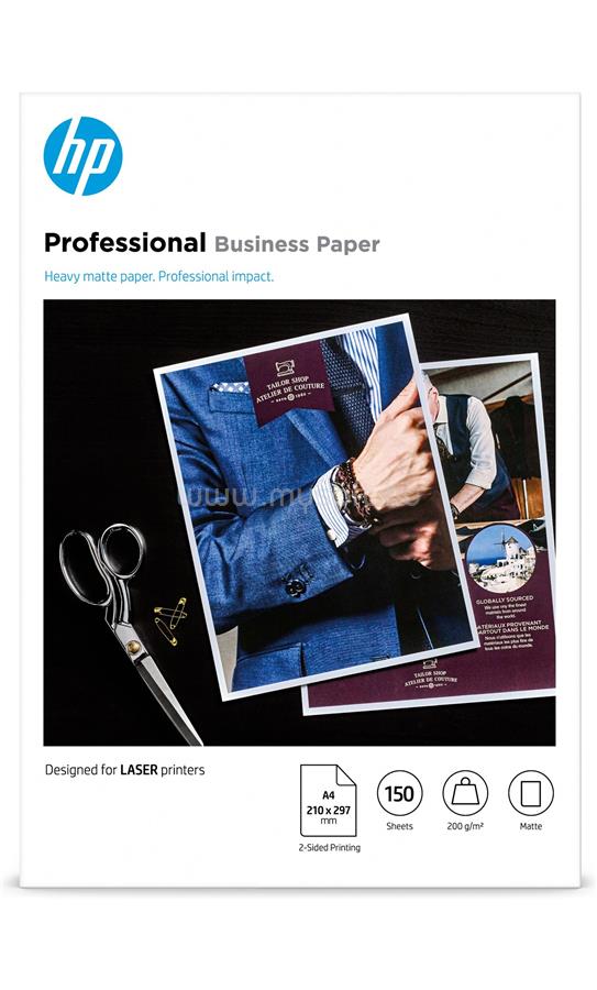 HP Professzionális üzleti matt papír, 150 lap (Eredeti)