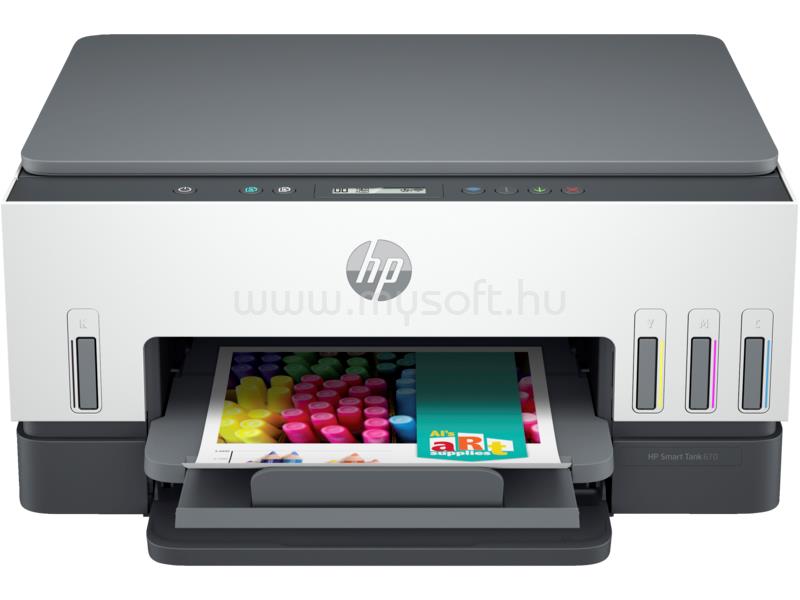 HP SmartTank 670 színes multifunkciós tintasugaras tintatartályos nyomtató