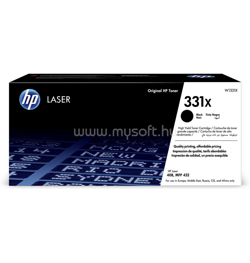 HP 331X Eredeti fekete LaserJet tonerkazetta (15 000 oldal)