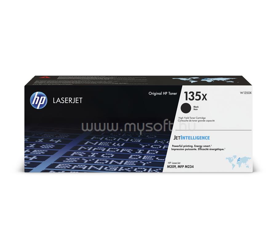 HP 135X Eredeti fekete LaserJet tonerkazetta (2400 oldal)