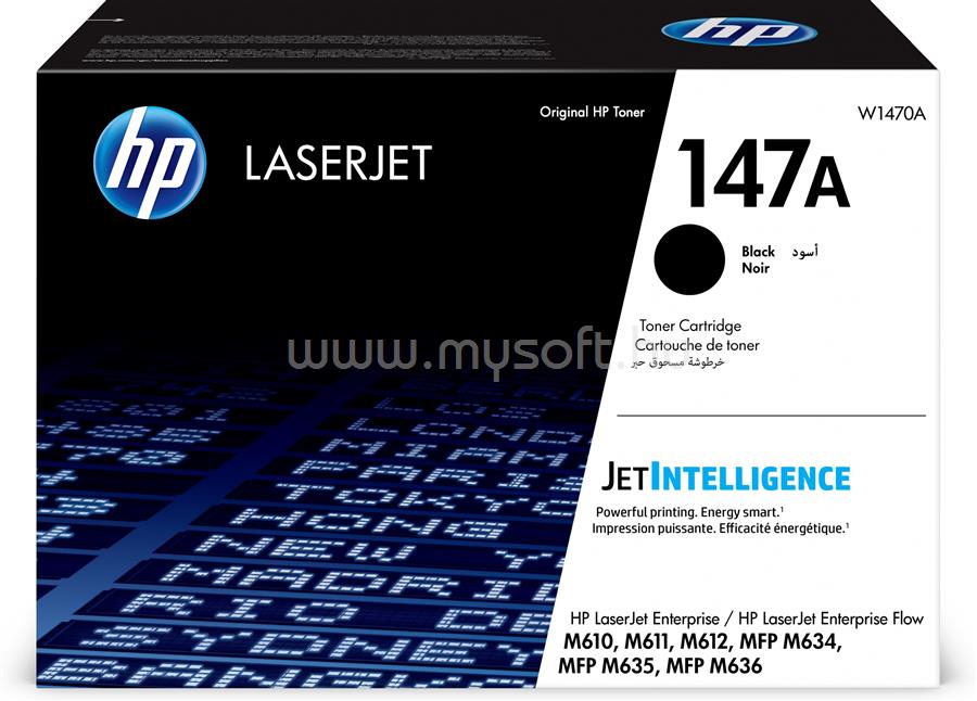 HP 147A Eredeti fekete LaserJet tonerkazetta (10 500 oldal)