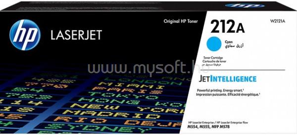 HP 212A Eredeti cián LaserJet tonerkazetta (4500 oldal)