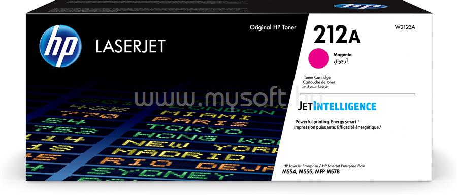 HP 212A Eredeti bíbor LaserJet tonerkazettar (4500 oldal)