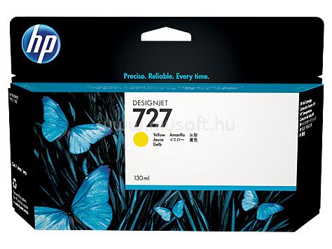 HP 727 Eredeti sárga DesignJet tintapatron (130ml)