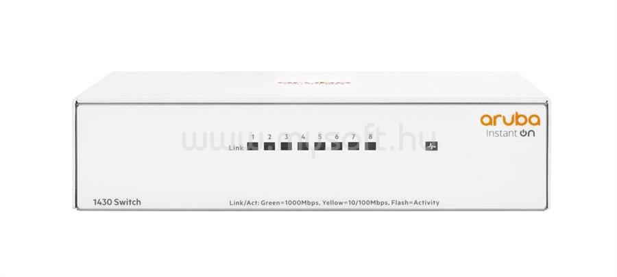 HPE Aruba Instant On 1430 8 portos 10,100,1000 Mbps  nem menedzselhető asztali switch