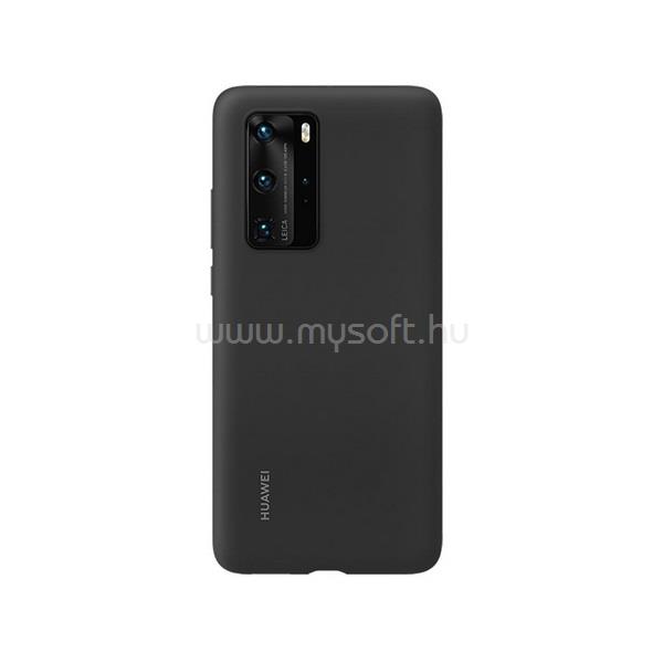 HUAWEI HUA-TPU-P40P-BK P40 Pro fekete szilikon hátlap