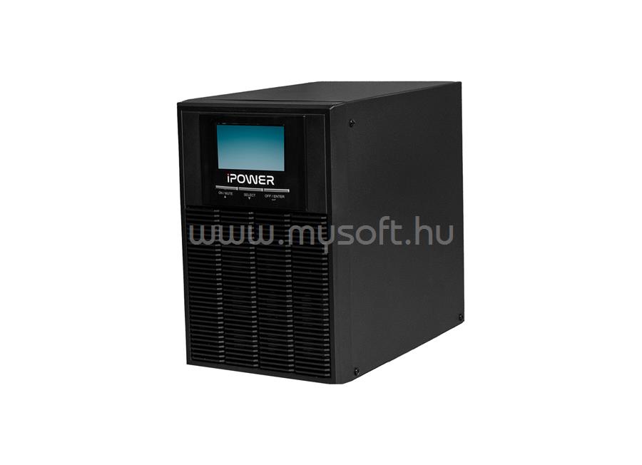 HUAWEI iPOWER UPS, 1000VA, 1000W, 4x IEC C13, SNMP/USB/RS-232, szünetmentes tápegység, LCD kijelző, AVR, online, tower