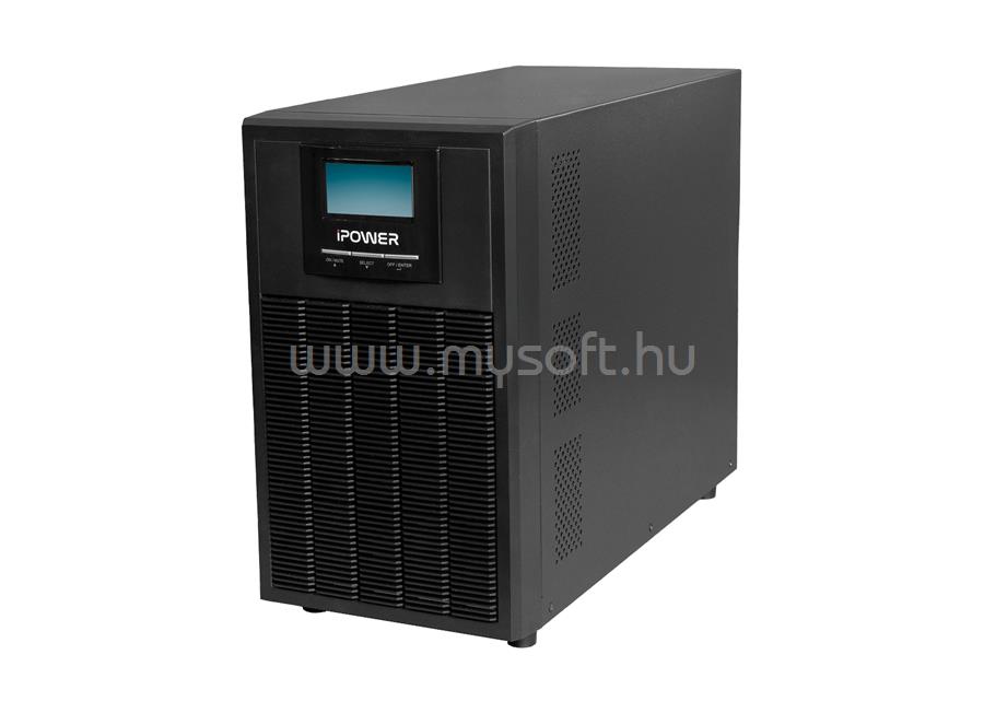 HUAWEI iPOWER UPS, 3000VA, 3000W, 8x IEC C13 + 1x  C19 SNMP/USB/RS-232, szünetmentes tápegység, LCD kijelző, AVR, online, tower