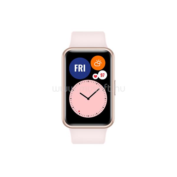 HUAWEI Smart WATCH Fit Stia-B09 Smart Watch, Silicone Strap,Activ, Sakura Pink