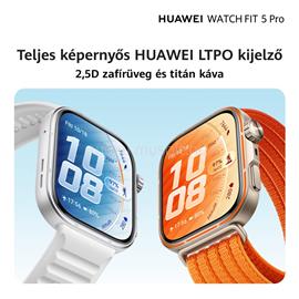 HUAWEI Watch Fit 5 Pro okosóra szilikon szíj, NFC, FEKETE HUAWEI_55020HRY small