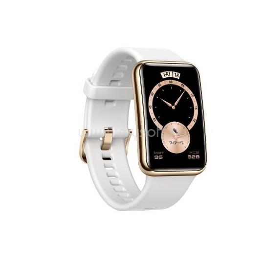 HUAWEI Watch Fit Elegant okosóra (Frosty White)