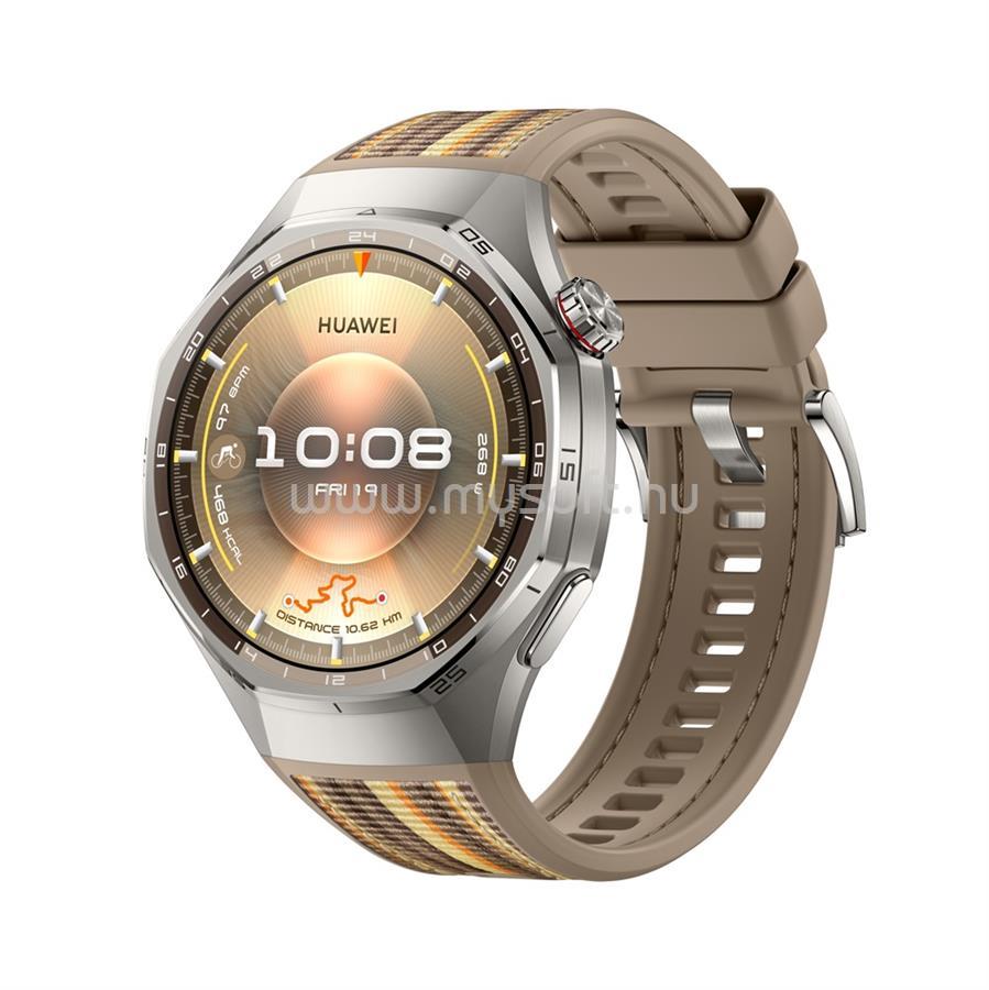 HUAWEI Watch GT6 Pro 46mm okosóra (barna)