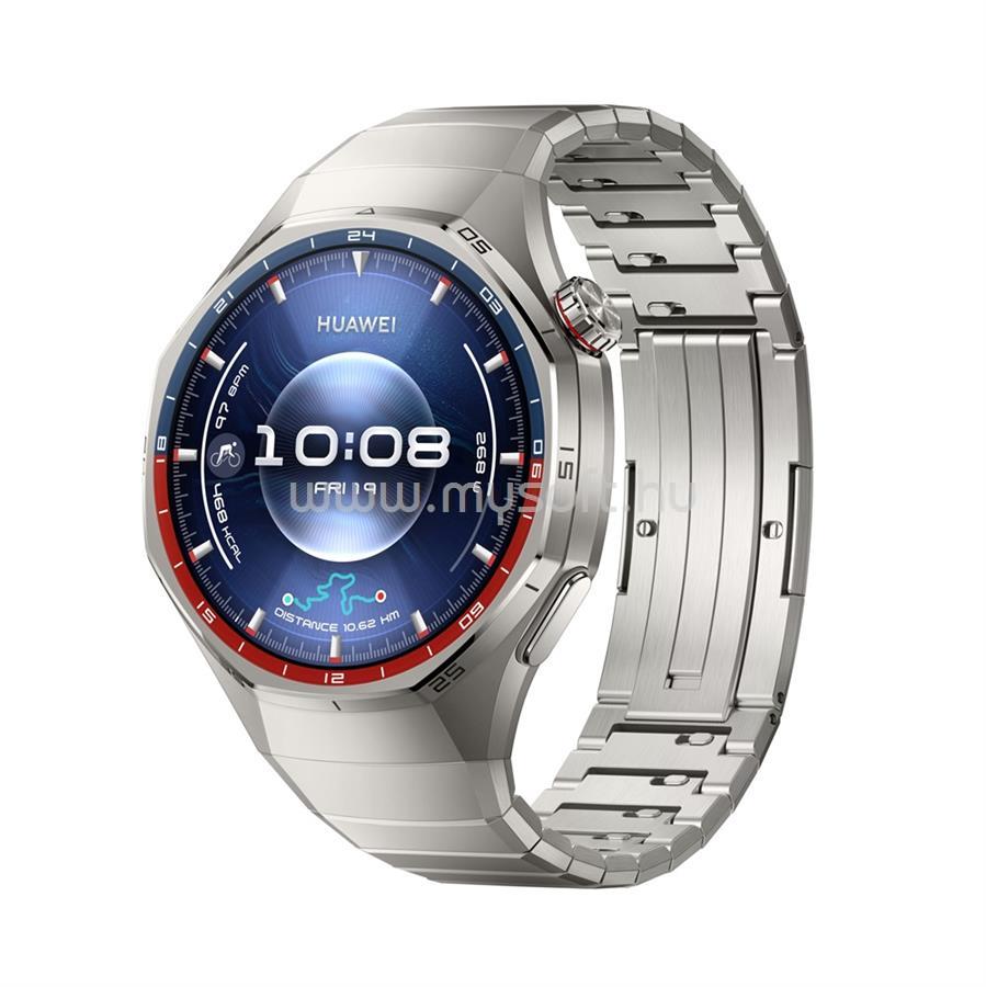 HUAWEI Watch GT 6 Pro okosóra 46mm, titán szíj, TITÁNSZÜRKE