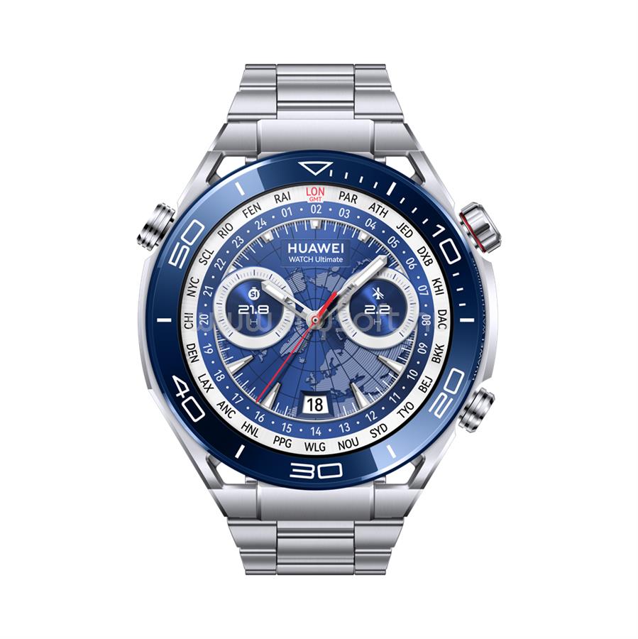 HUAWEI Watch Ultimate okosóra Titanium szíjjal (kék)