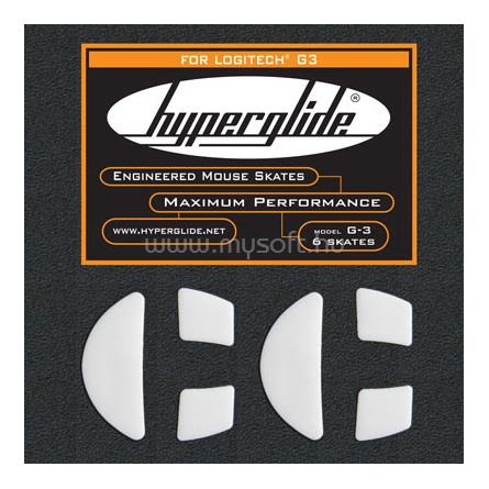 HYPERGLIDE for G3 egértalp fehér