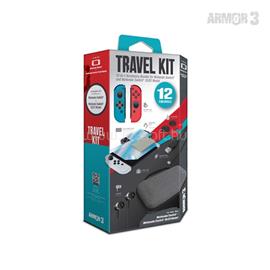 HYPERKIN ARMOR3 Nintendo Switch/OLED Travel csomag (Üvegfólia + Thumb Grips + Füllhallgató + Tok + Töltő kábel) M07533 small