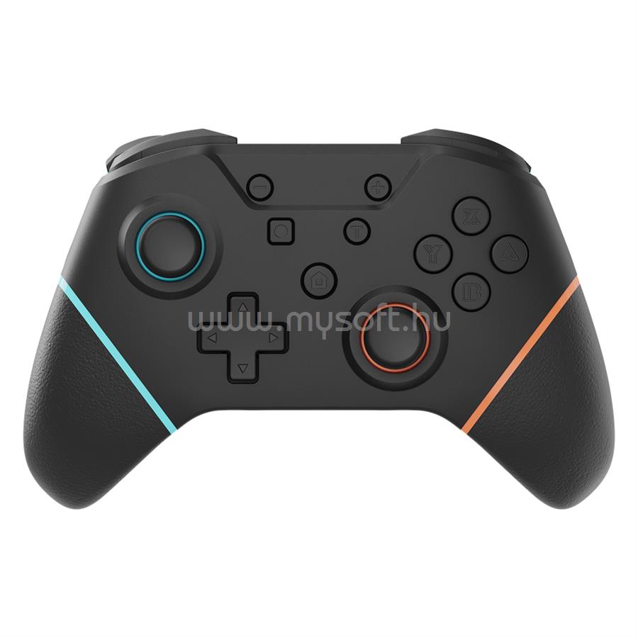 HYPERKIN ARMOR3 NUCHAMP Nintendo Switch 2/OLED/Switch vezeték nélküli kontroller (kék-narancs)