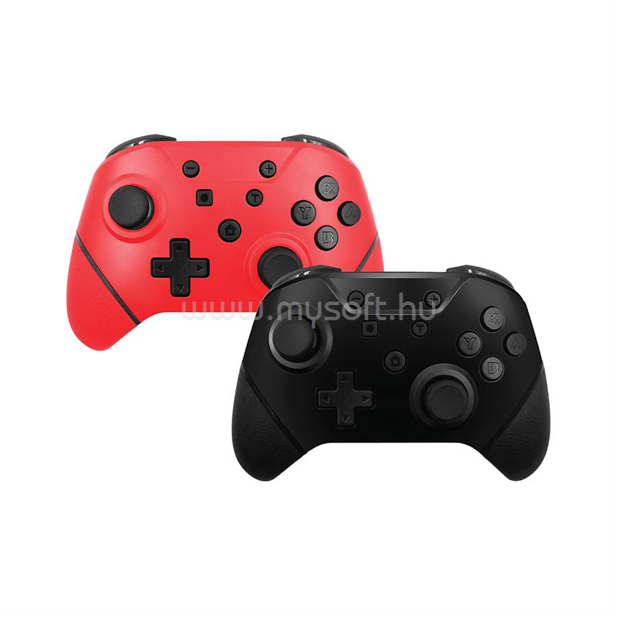 HYPERKIN ARMOR3 NUCHAMP Nintendo Switch Kiegészítő Vezeték nélküli kontroller, Fekete & Piros (2-PACK)