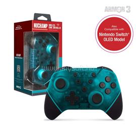 HYPERKIN ARMOR3 NUCHAMP Nintendo Switch Kiegészítő Vezeték nélküli kontroller, Türkiz M07467-TQ small