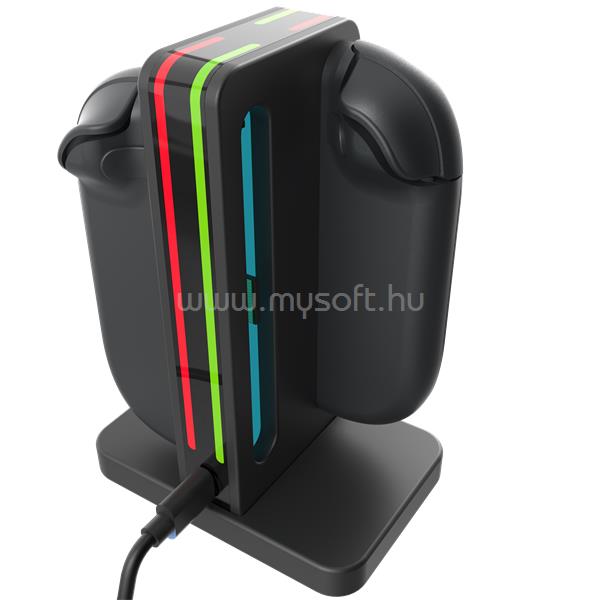 HYPERKIN Power Spire Nintendo Switch 2 Joy-Con töltőállvány (fekete)