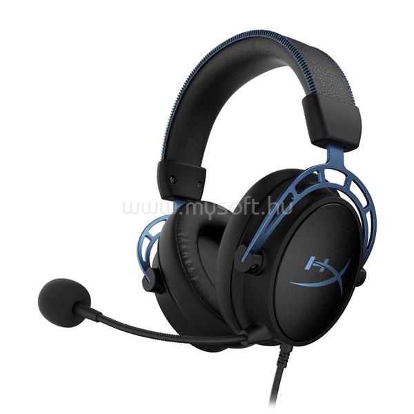 HP HYPERX Cloud Alpha S 3,5 Jack kék-fekete gamer headset