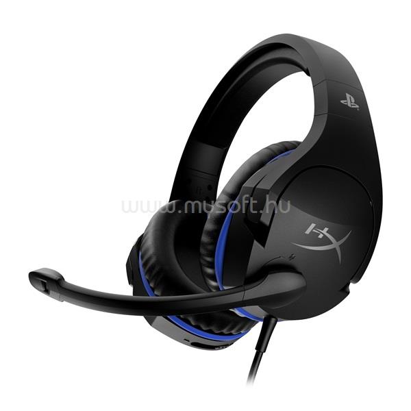 HYPERX Cloud Stinger Core Playstation vezetékes gamer headset (Vezetékes, 3,5mm Jack, fekete)