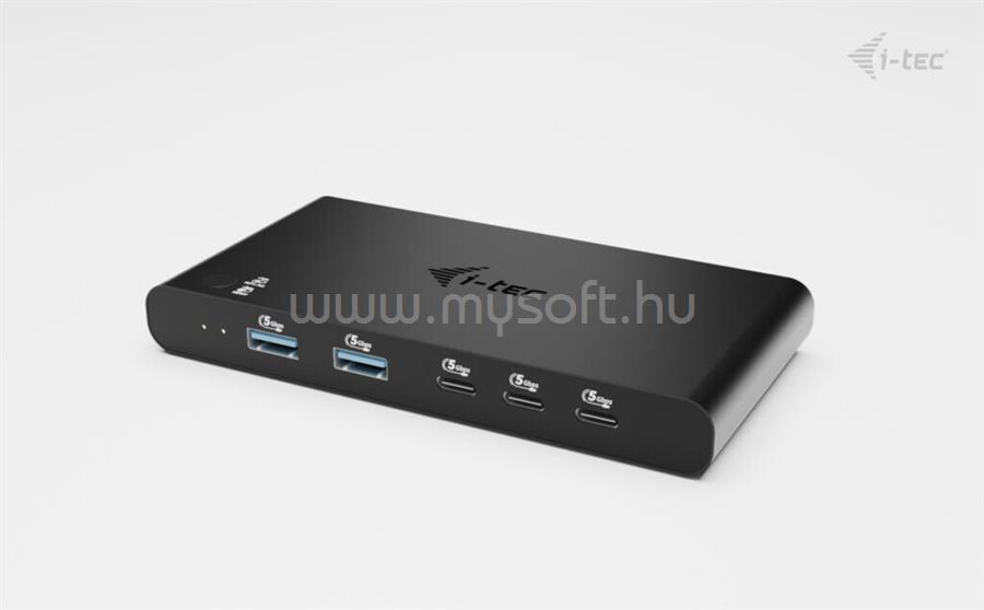I-TEC KVM Docking Station HDMI for 2 hosts, Power Delivery 2x 100W